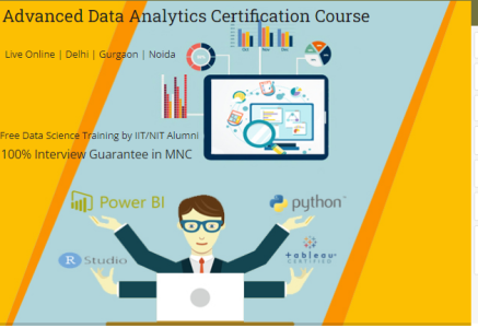 Job Oriented Data Analytics Training Course in Delhi, 110045. Best Online Live Data Analyst Training in Chandigarh by IIT Faculty , [ 100% Job in MNC] October  Offer'24, Learn Advanced Excel, SQL, Tableau, Power BI, Python Data Science and Spotifire, Job Oriented Training Center in Delhi NCR - SLA Consultants India